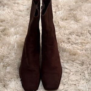 Madden Girl Dark Brown Ankle Booties